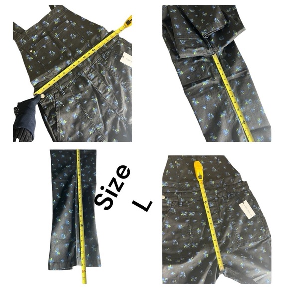 WeWoreWhat Women's Slouchy Slit Overalls In Watercolor
Ditsy Jumpsuit - Picture 12 of 12